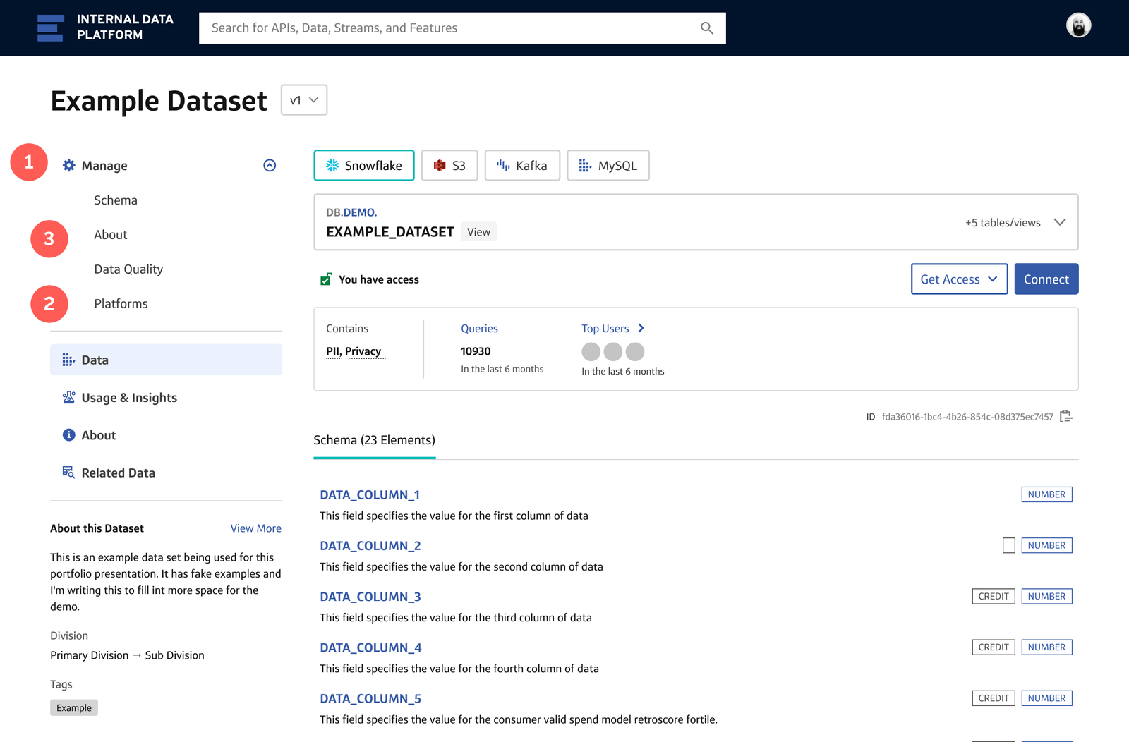 Data Discovery Version 2 Producer Interface